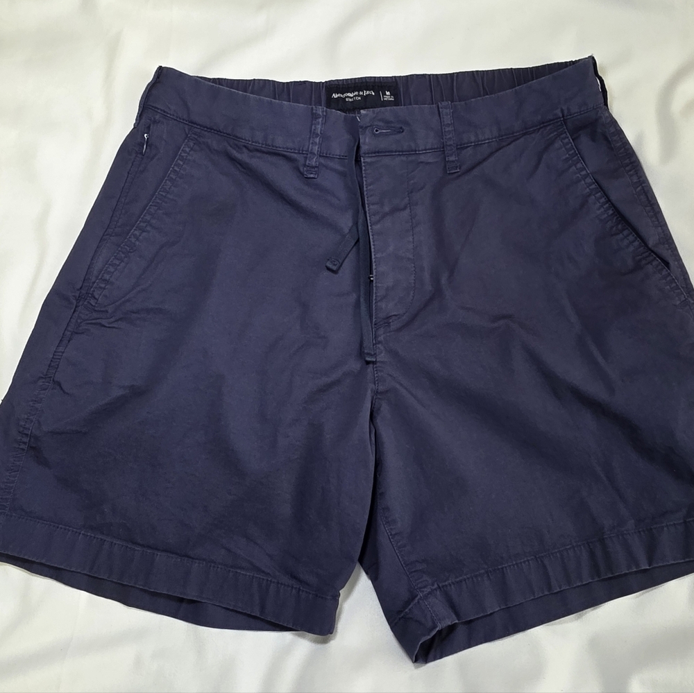 Abercrombie & Fitch Navy Blue Men’s Cotton Shorts